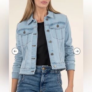NWT Kut from the Kloth Sky Blue Jean Jacket